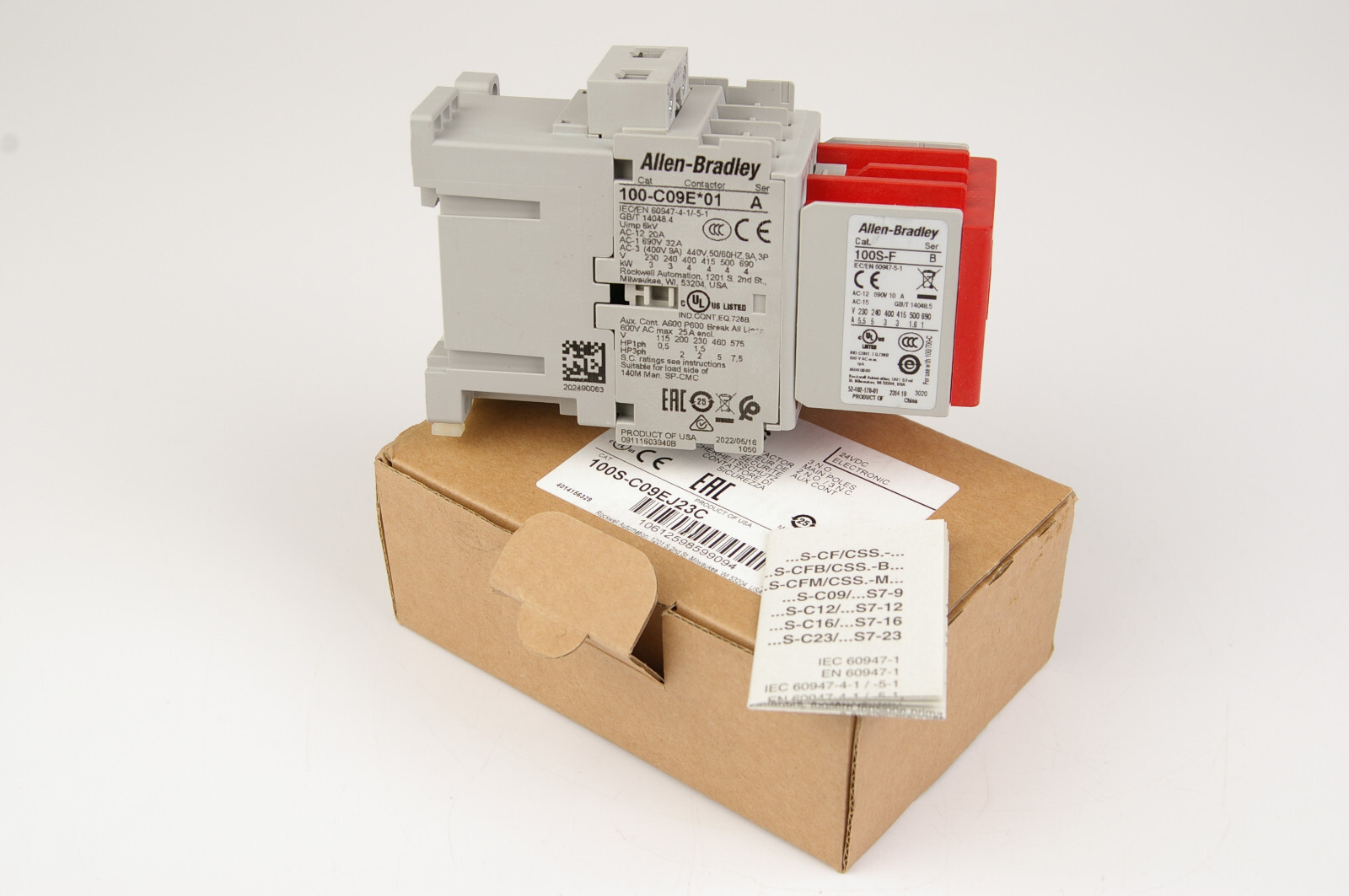 Allen Bradley 100S-C09EJ23C 100-C09E*01 100S-F Contactor