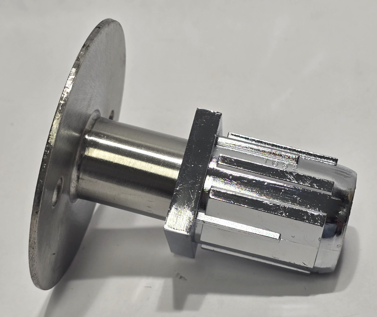 STRUCTURAL CONCEPT 20-01822 FOOT INSERT 2 HOLES STAINLESS STILL FLANGE 1 “1/2
