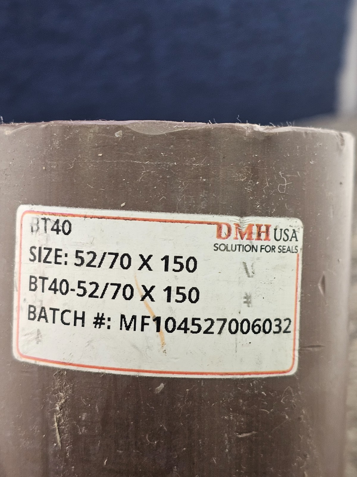DMH BT40 End Mill Tool Holder 6-1/4-inch Length x 1.87-inch Bore x 2-3/4-inch OD