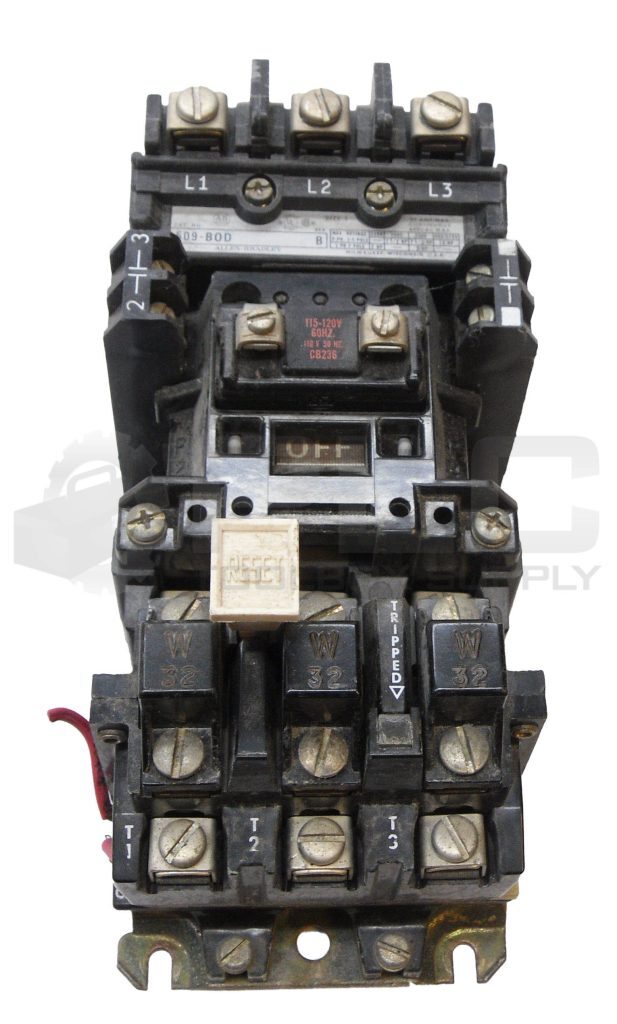 ALLEN BRADLEY 509-B0D /B W/ CB236 W/ 42185-800-01 W/ (3) W32 W/ (2) 595-A /B