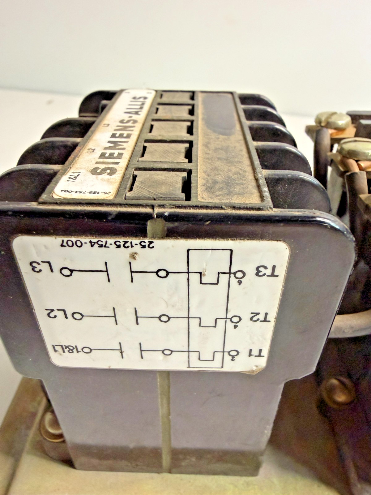 Siemens Allis XL-1DCO H 27 AMP, 600 VAC 3 Poles, AN13X, E19223, Heavy Duty