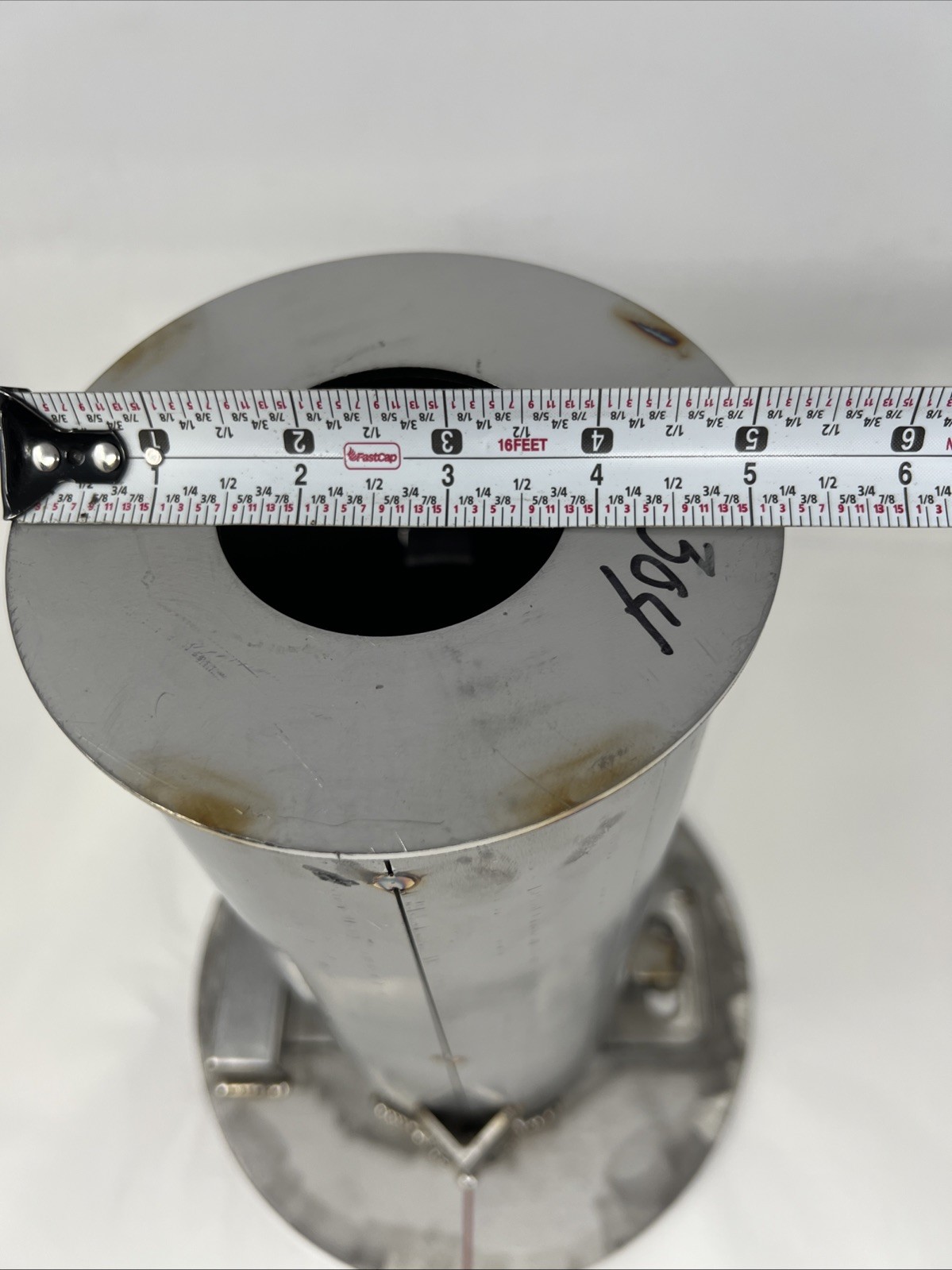 Calpipe Security 18G068 Bollard Embedment Sleeve, 12 in Height, 9-1/4 in Wide