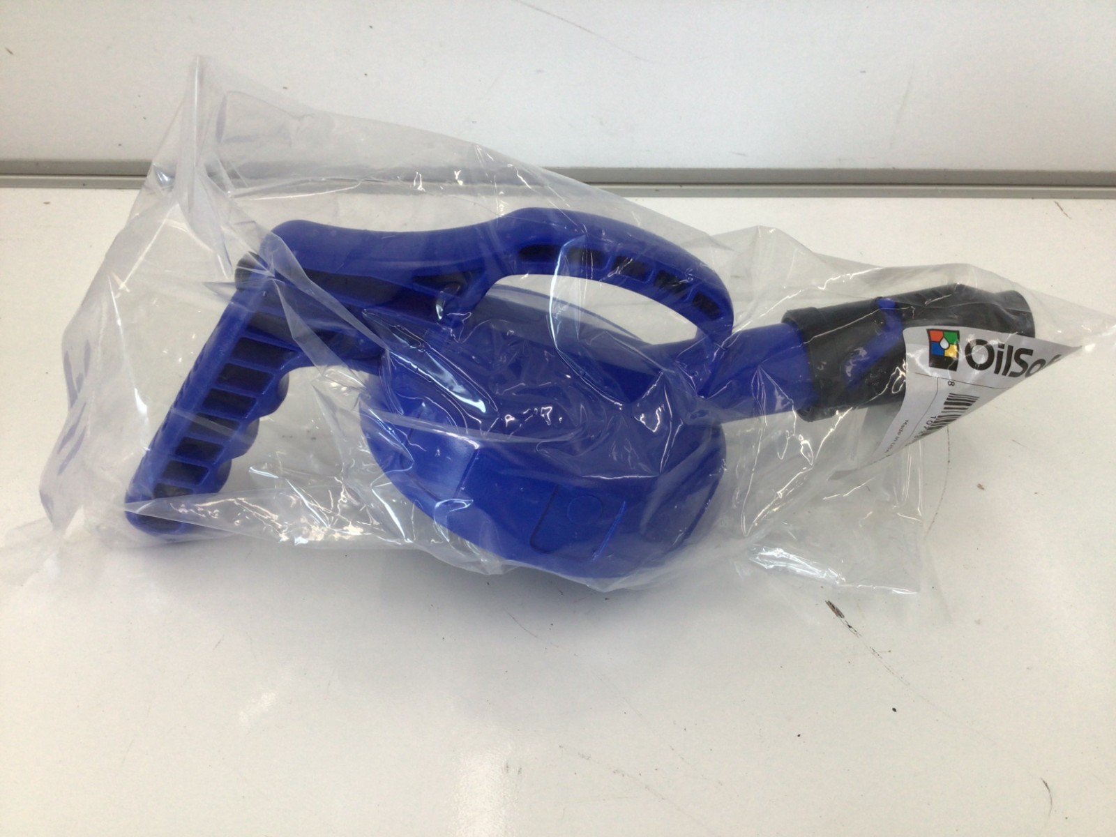 Oil Safe 100502 Stumpy Spout Lid, W/1 In Outlet, Blue