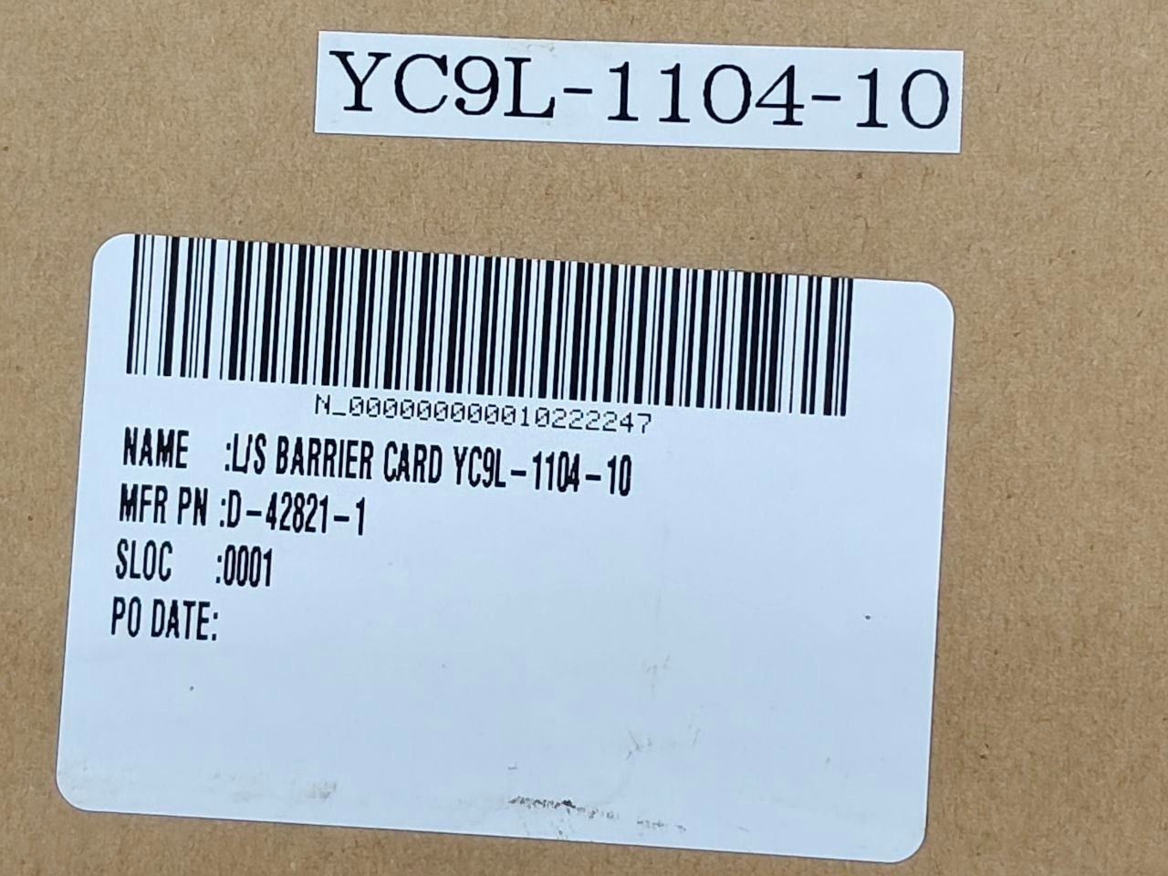 Yuken YC9L-1104-10 Sol Barrier PCB Card
