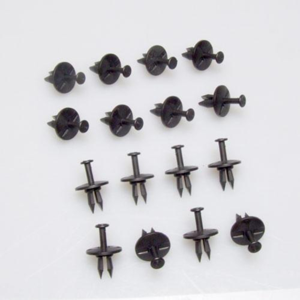 81-88 Monte Carlo Ft/Rr Bumper Cover & Bumper Cushion Retaining Clips 16 pcs