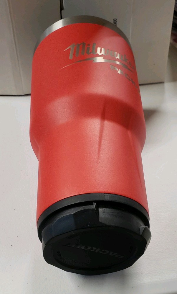 Milwaukee 48-22-8393R Packout 30 Oz Red Tumbler – Way below retail price