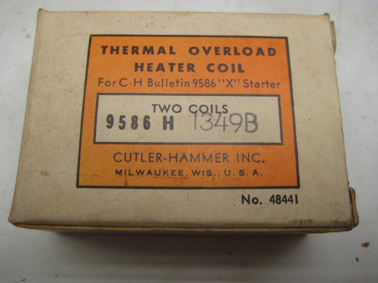 CUTLER HAMMER 1349B HEATER PKG OF 2 NSMP