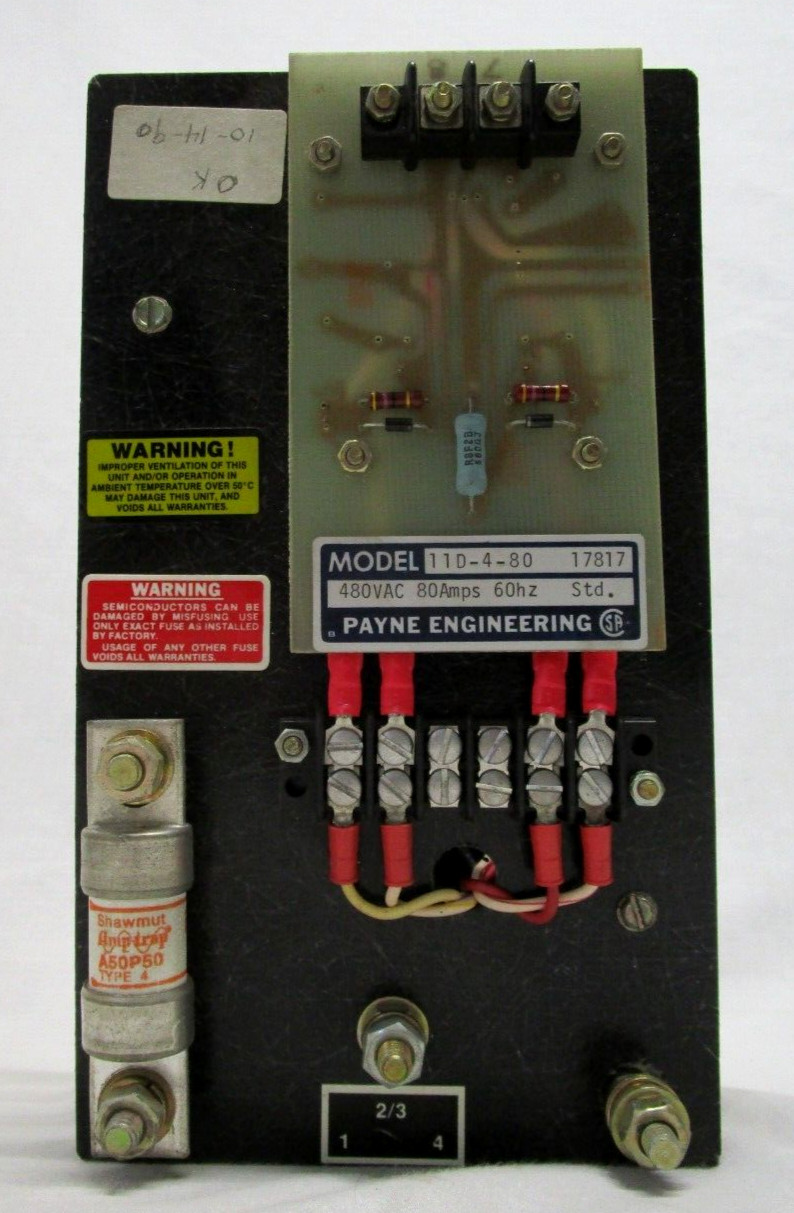 PAYNE ENGINEERING 11D-4-80 POWER CONTROLLER