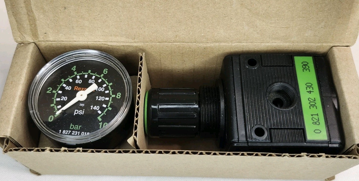 Bosch / Rexroth 0-821-302-430 Regulator 0-10 Bar New In Box OEM Part