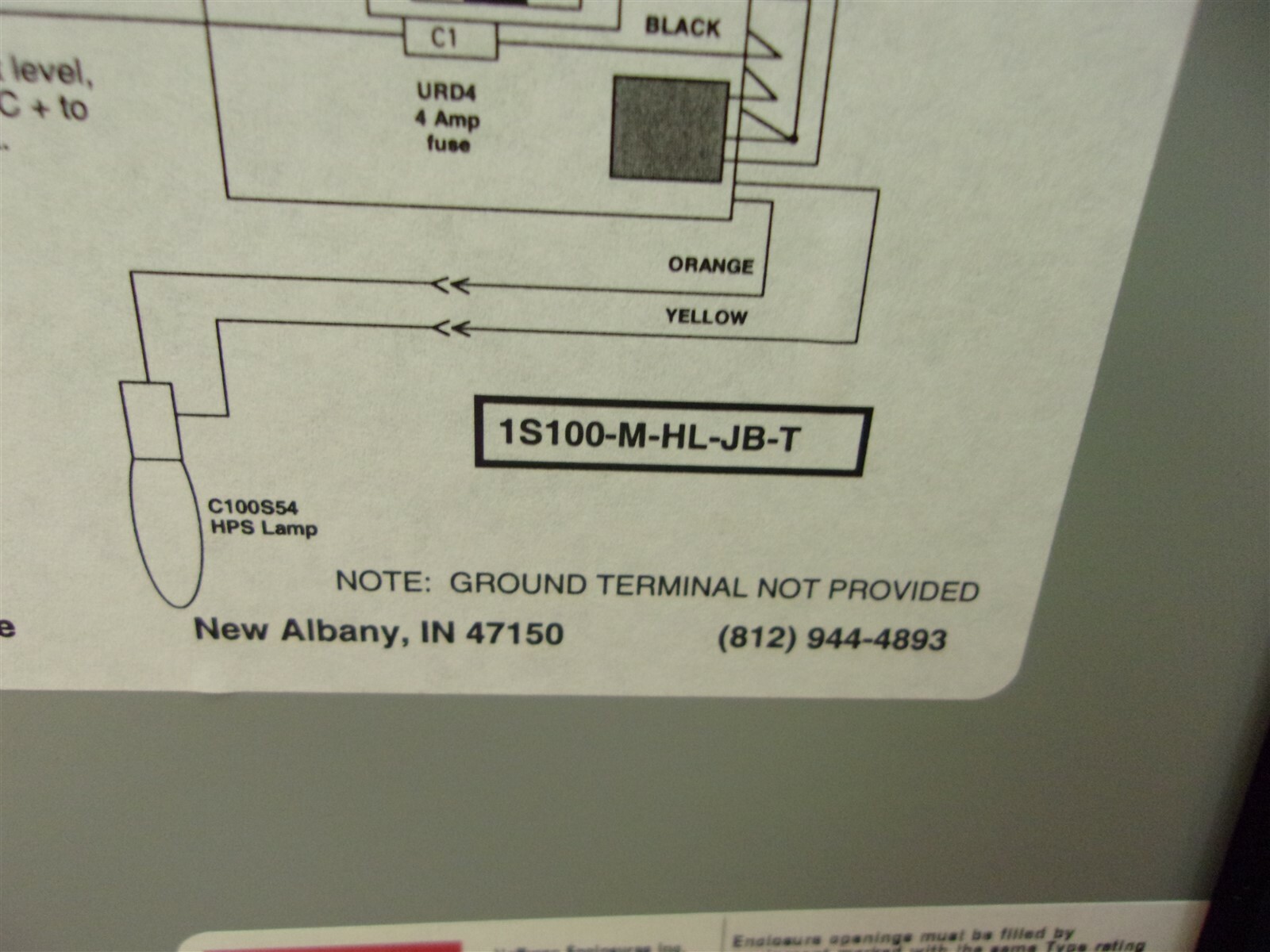 Hoffman Payne Sparkman A8066CH 1S100-M-HL-JB-T Enclosed Box 8-3/8″x6-1/2″