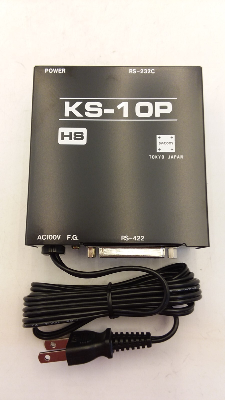 SACOM KS-10P-HS SUPPLY CONVERTER 100VAC 4-CHANNEL 115.2KBPS RS232C/RS422 NIB