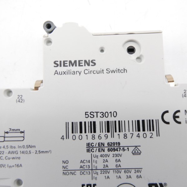 SIEMENS 5ST3010 400V 2A NSNP