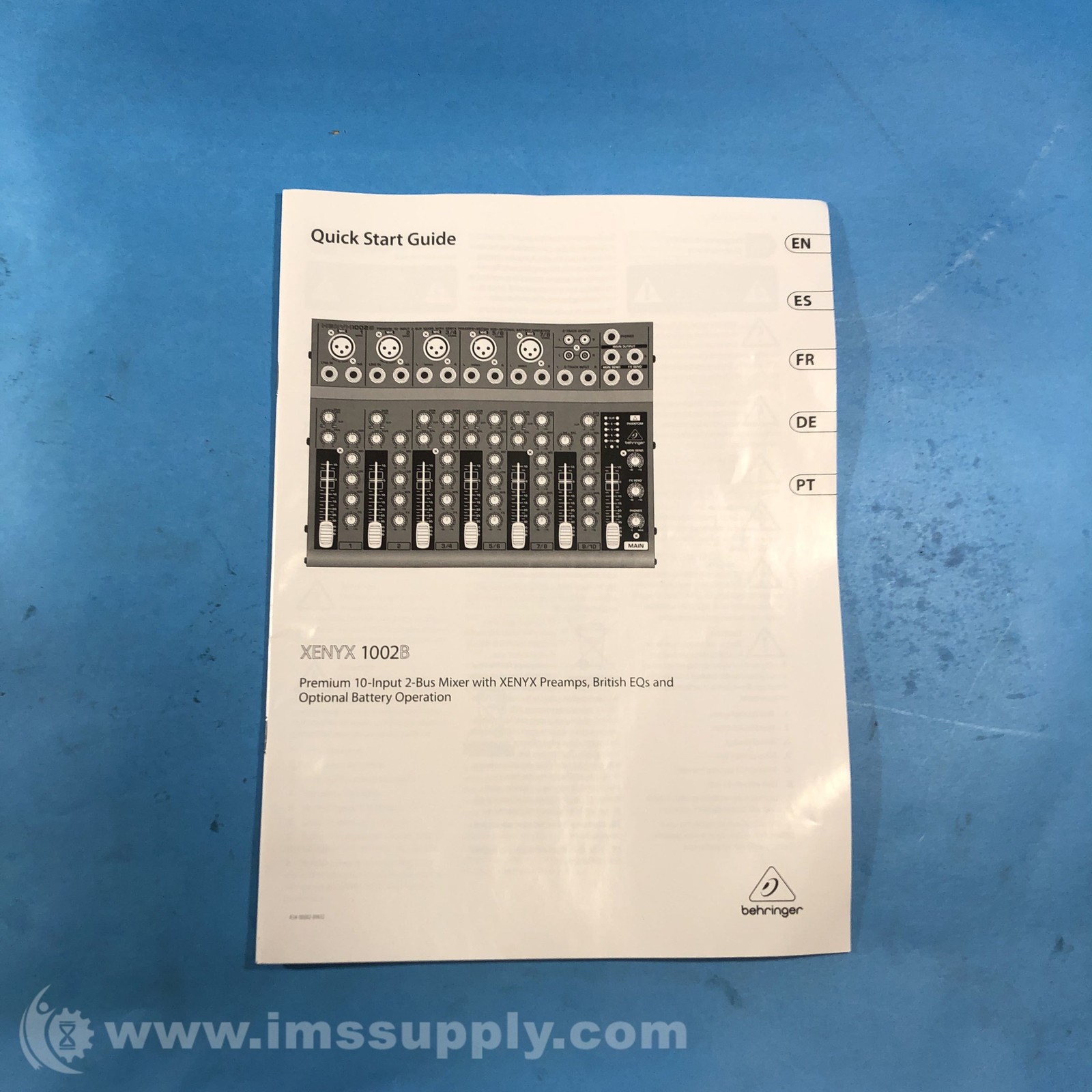 Behringer 1002B Premium 10-Input 2-Bus Mixer with XENYX Preamps FNOB