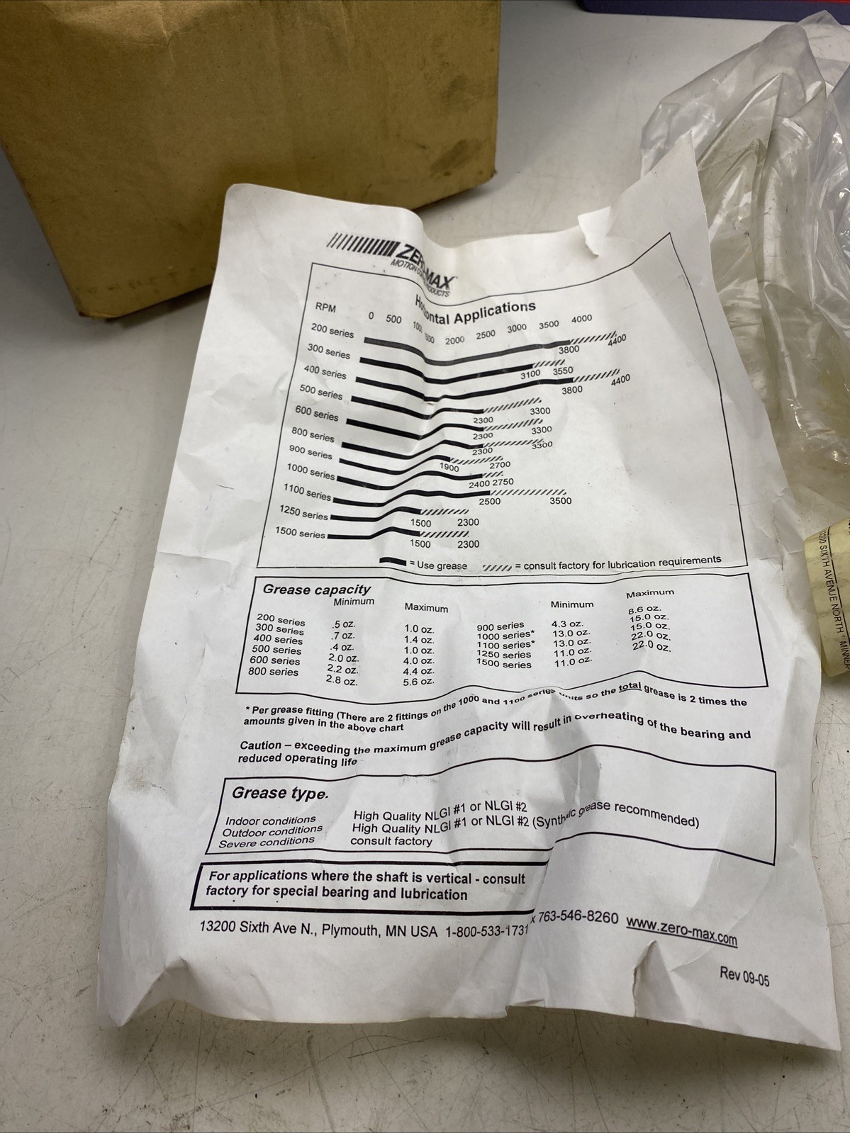 512-20 OHLA SAE A 1.25” OP/1.25” IP Zero-Max Overhung Load Adapter