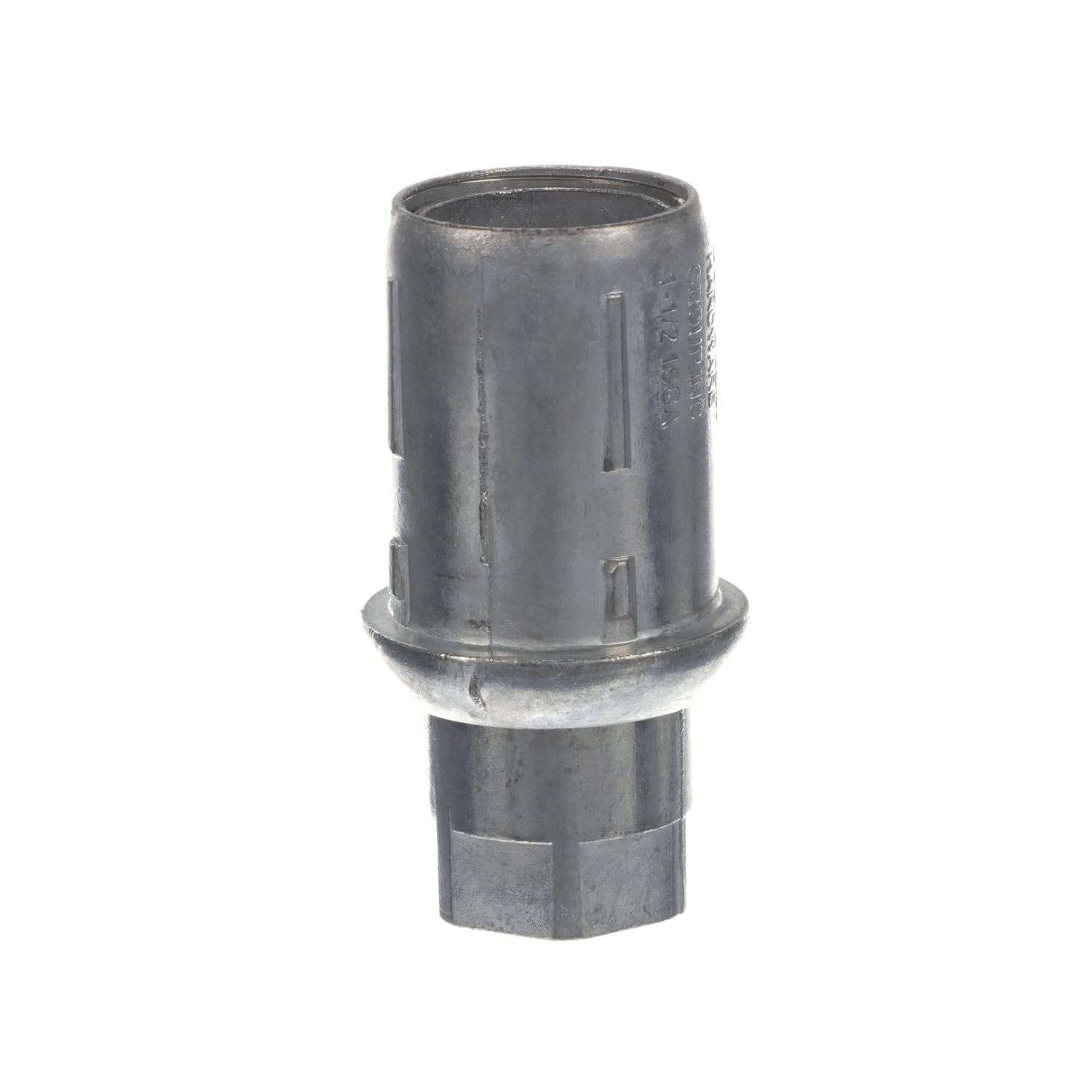 1-1/2″ Round Natural Finish Zinc Die Cast Adjustable Hex Foot Insert