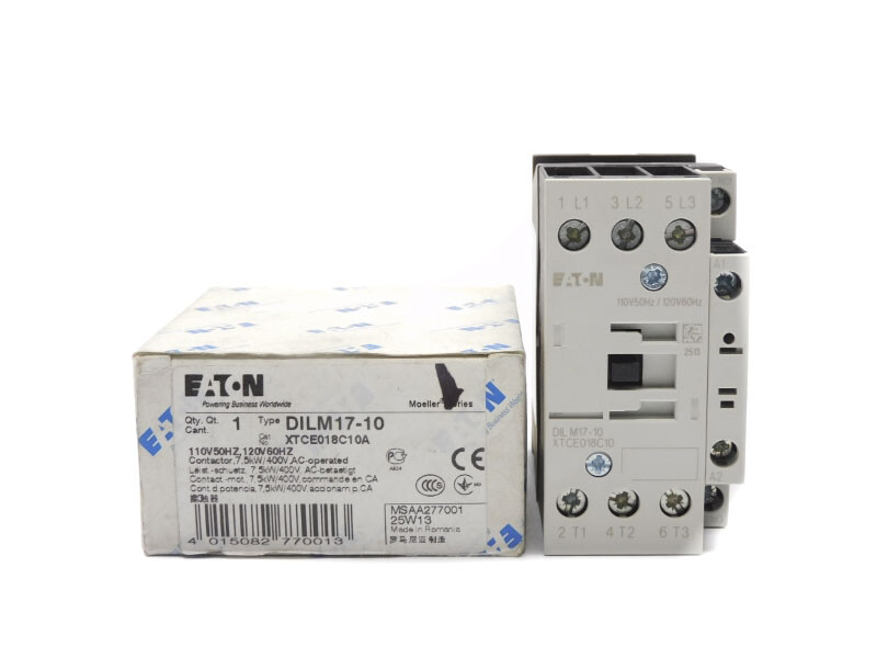 EATON XTCE018C10A DILM17-10 110/120V 40A NSMP