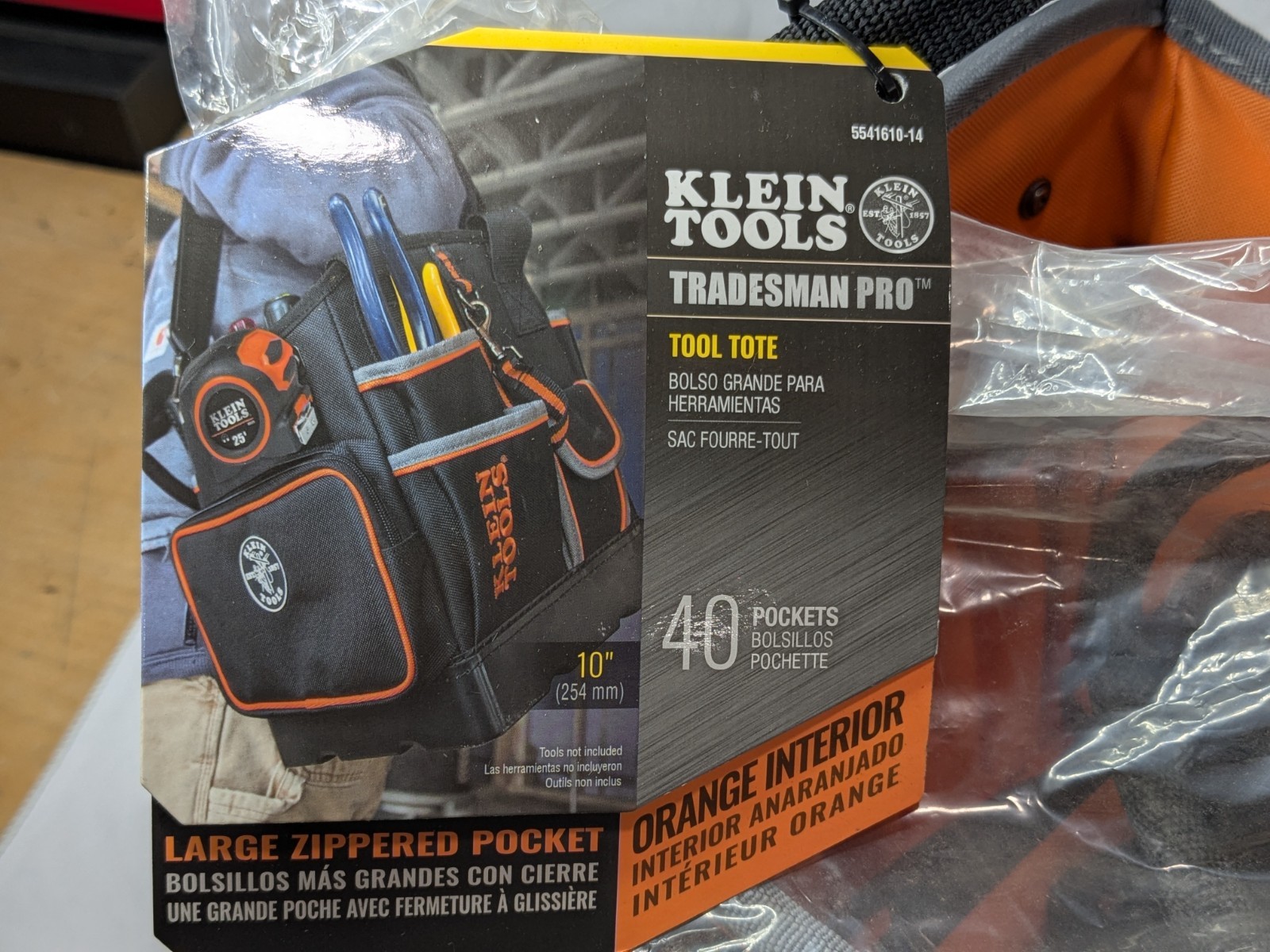 Klein Tools Tool Bag 40 Pocket 10-1/4″ Wide X 10″ Deep, 12-1/4″ High 5541610-14