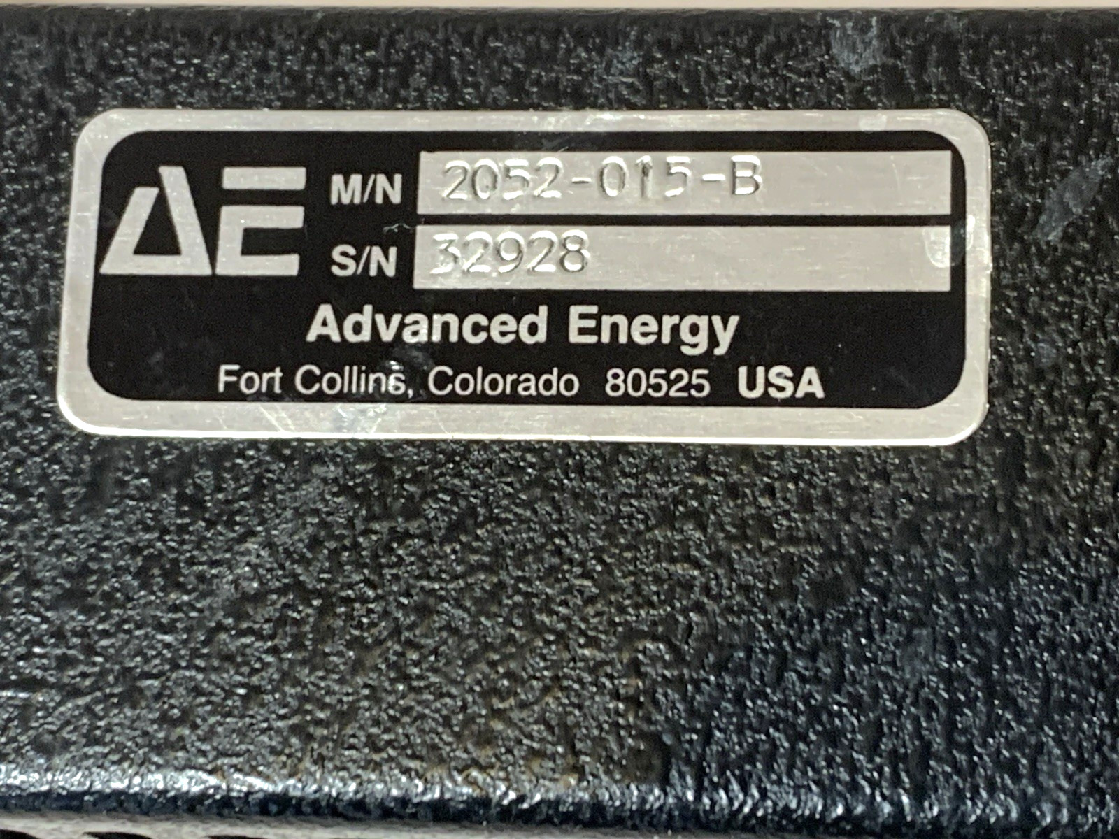 Advanced Energy AE 3152052-016 DC Magnetron Remote Interface, MDX-052, 453002