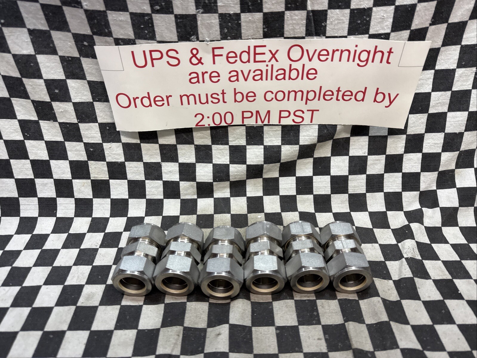 SWAGELOK SS-1610-6, SS16106, UNION 1″, LOT OF 6. SHIPSAMEDAY#115F6