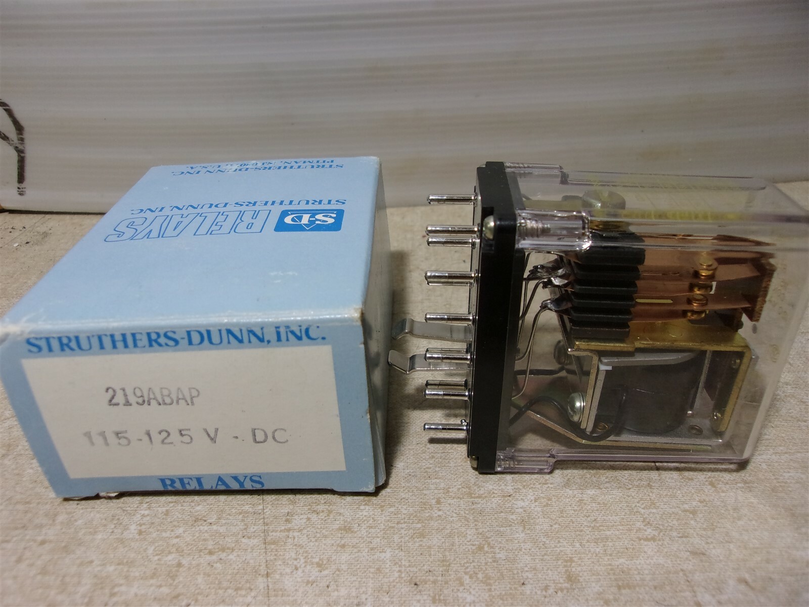 NEW Struthers Dunn 219ABAP 115-125VDC Relay *FREE SHIPPING*