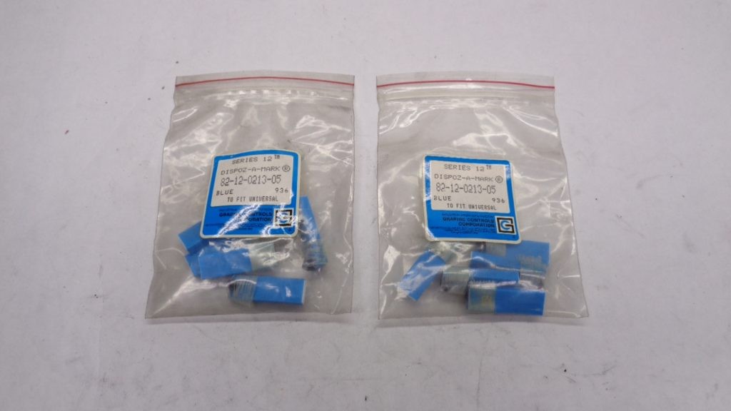 LOT OF 2 BAGS OF 5 NEW GRAPHIC CONTROL 82-12-0213-05 BLUE PENS FITS UNIVERSAL