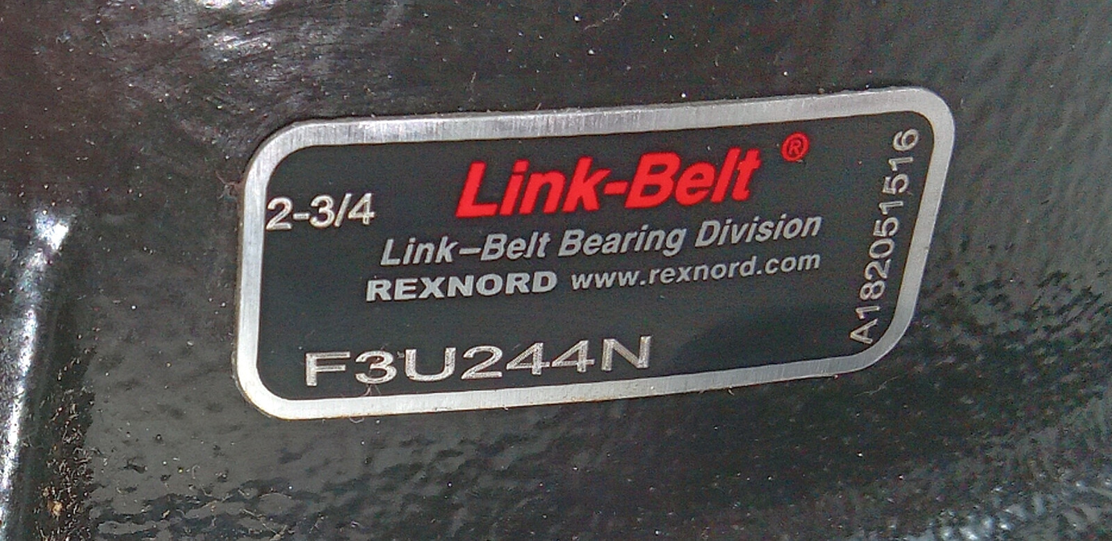 1 NEW LINKBELT F3U244N 4 BOLT FLANGE PILLOW BLOCK BEARING NNB ***MAKE OFFER***