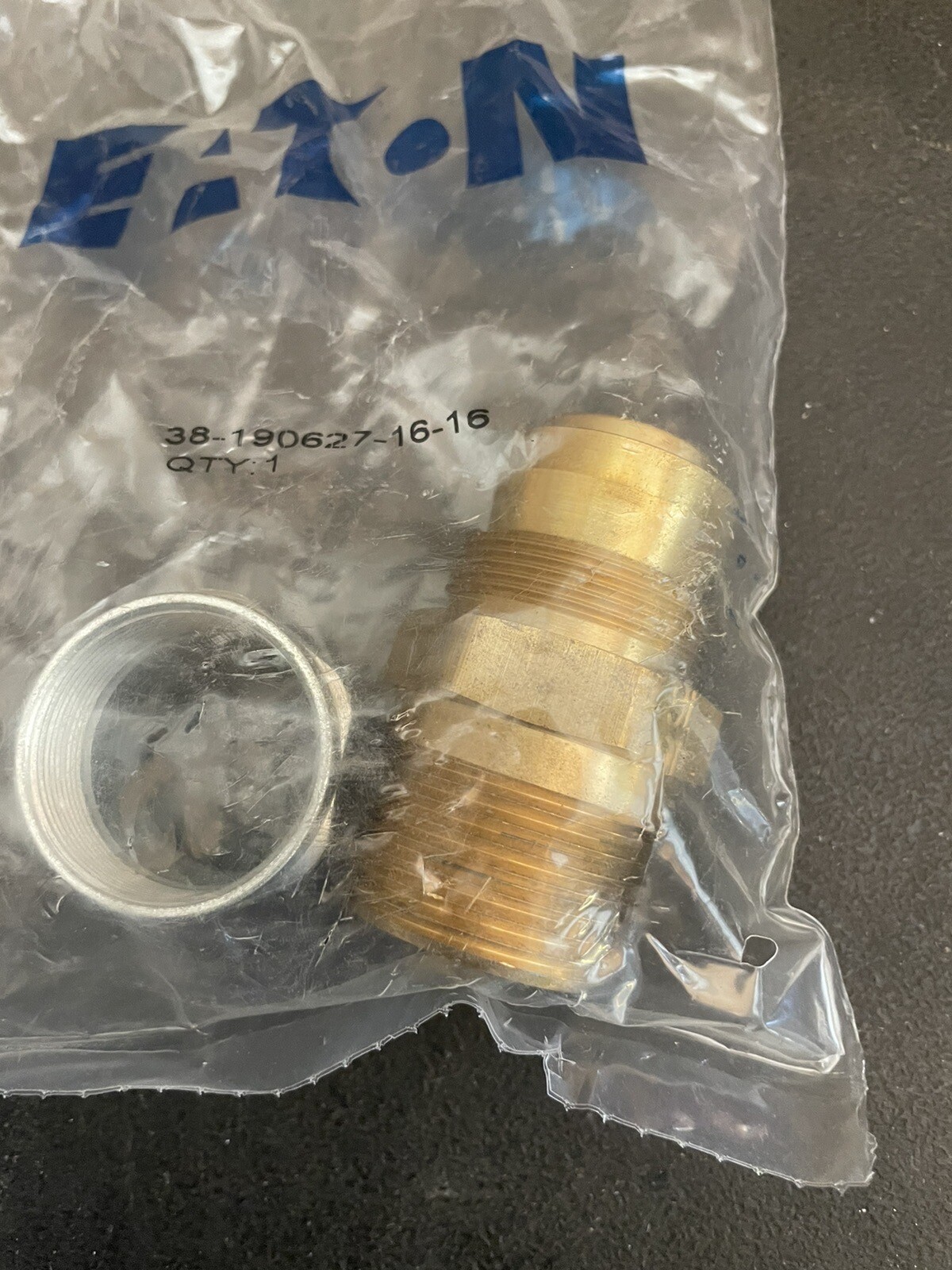 EATON Aeroquip 38-190627-16-16 Hose Fitting,Screw Together,7/8 Hose 2 Pack!