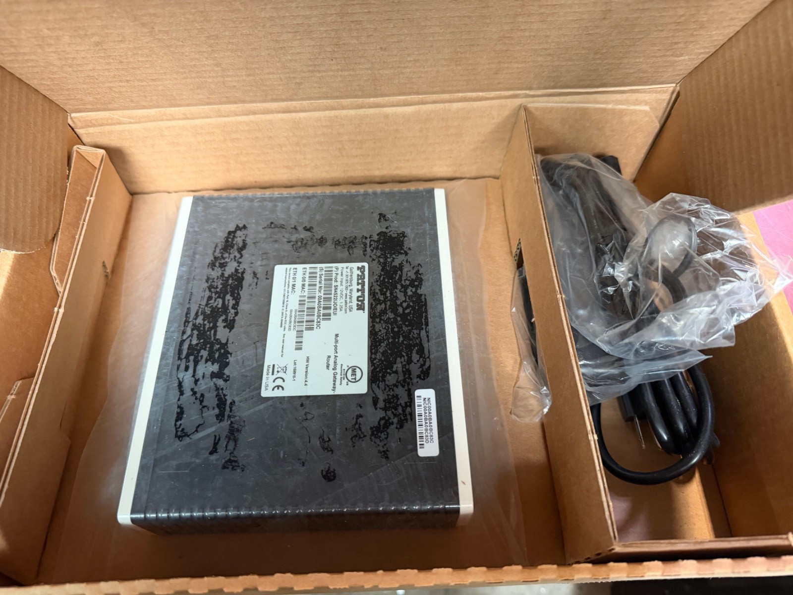 New Patton SmartNode 4522, Dual FXO VoIP GW-Router SN4522/JO/EUI