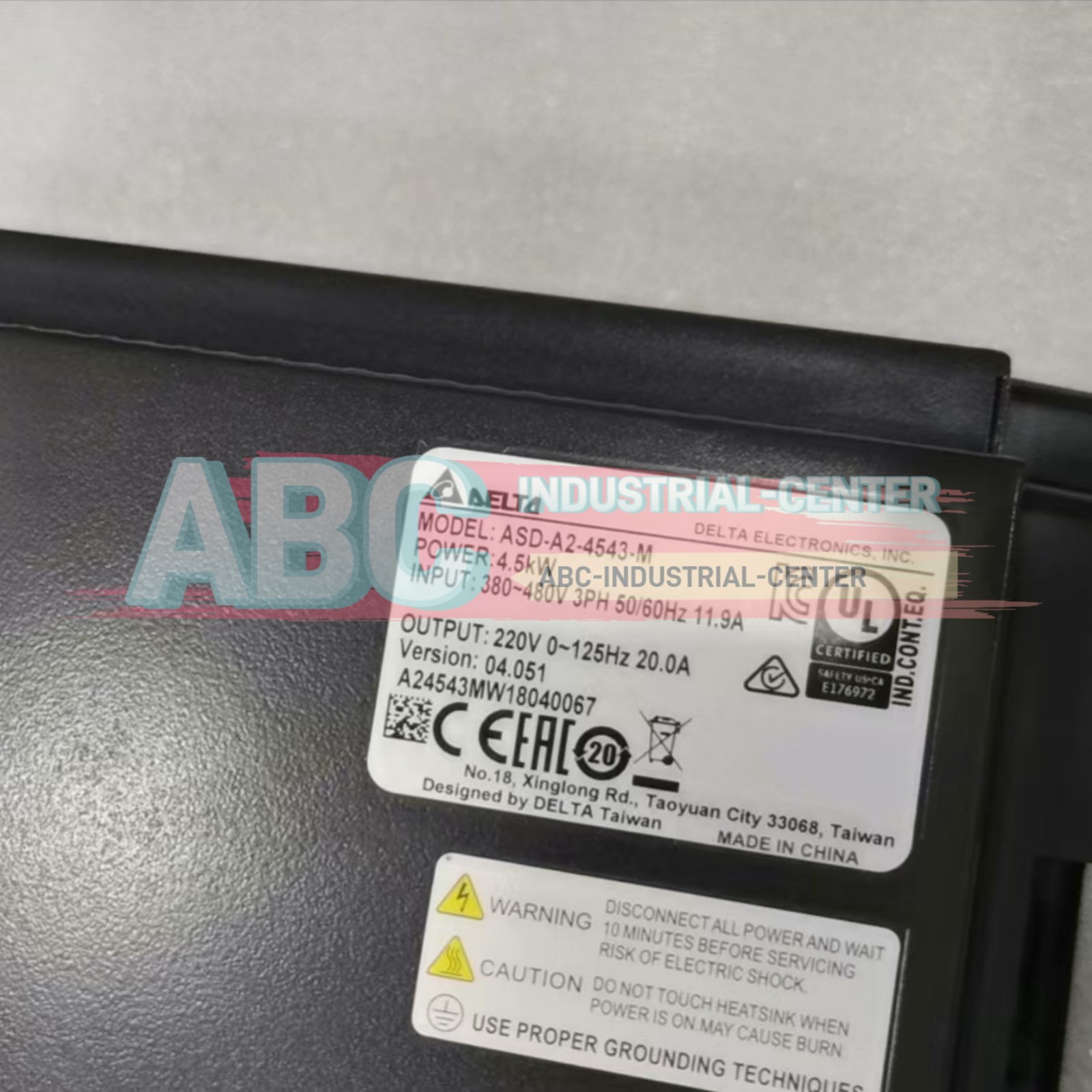 1PCS New Delta ASD-A2-4543-M Servo Driver#