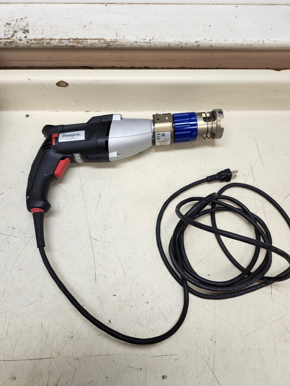 2022 Swagelok TF16 Tube Facing Squaring Tool w/ 1/4″ & 3/8″ Collets Mint