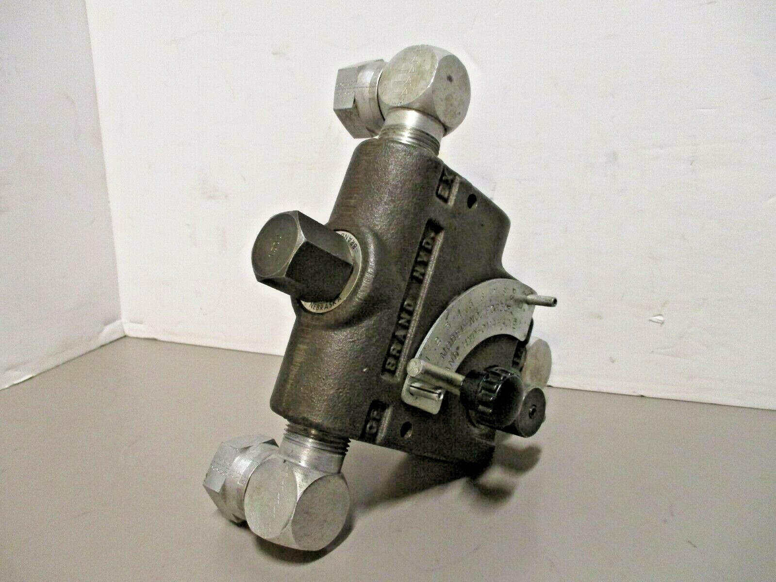 Brand Hydraulics FCR51A Flow Control Valve -12 Fittings