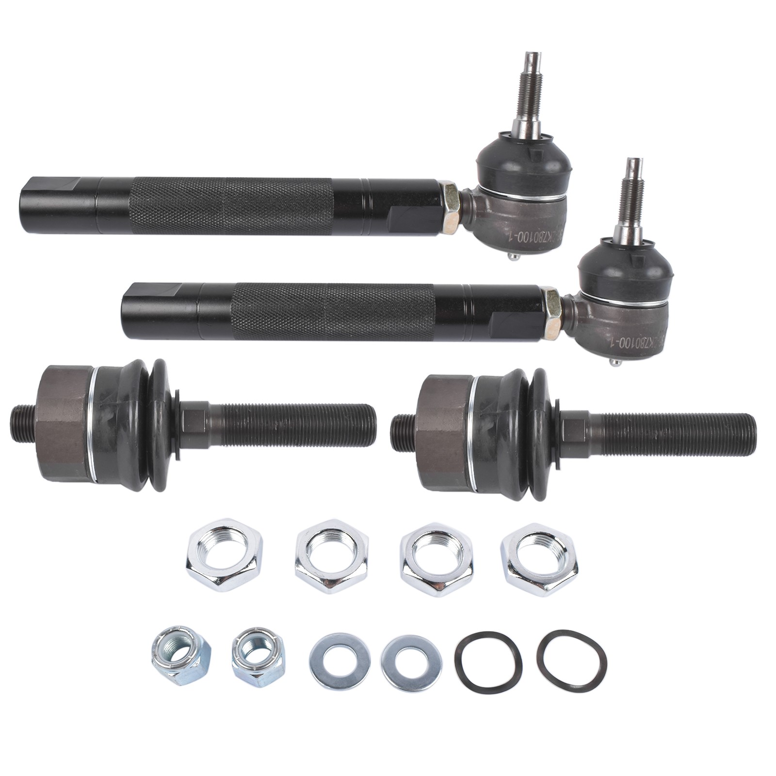 0-6″ Adjustable Heavy Duty Tie Rod Ends Kit Fit0-Chevrolet Silverado GMC Sierra