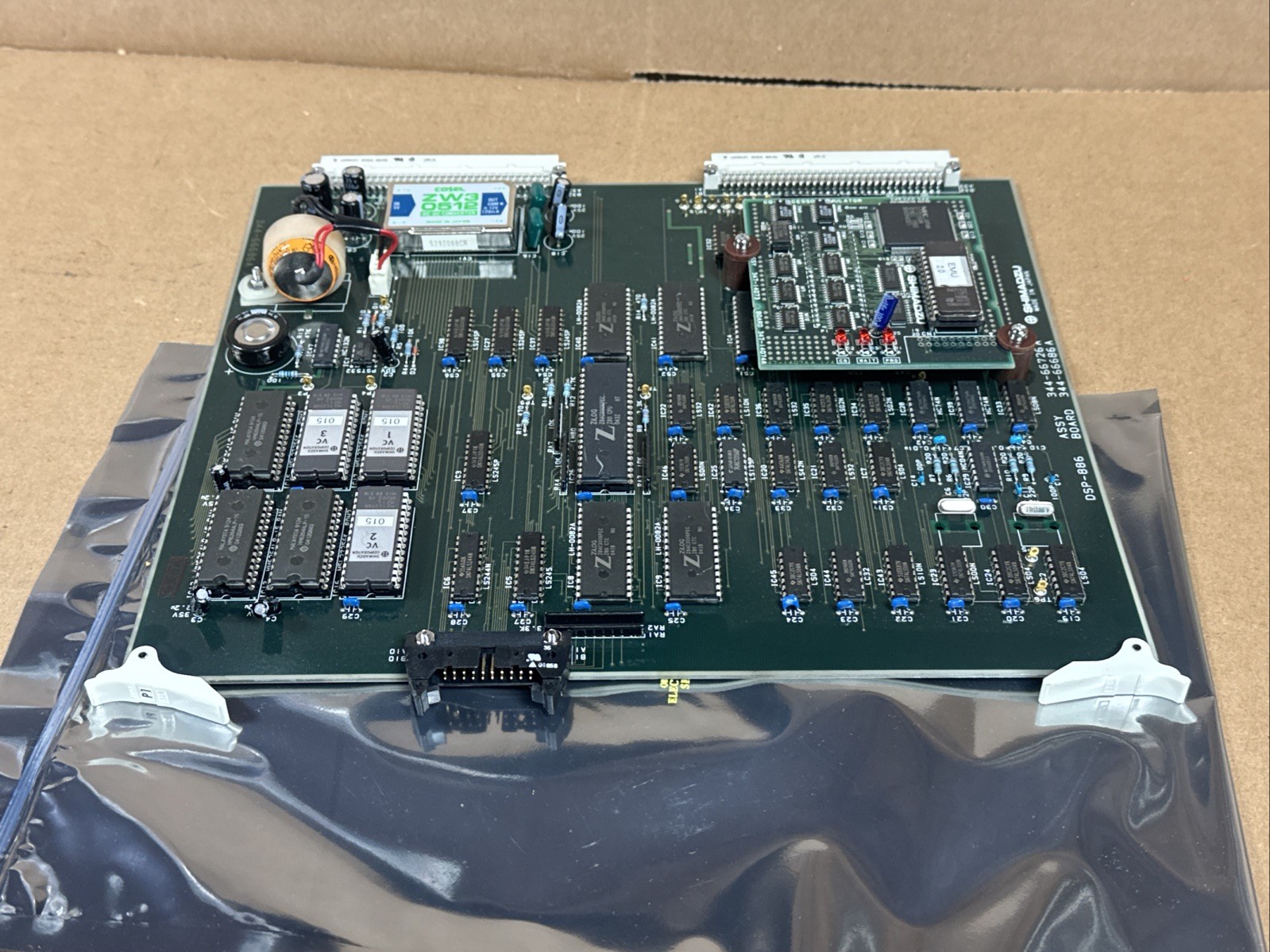 Shimadzu DSP-886 PCB Circuit Board 344-66726 A 344-66686 w/ Emulator 347-14074A