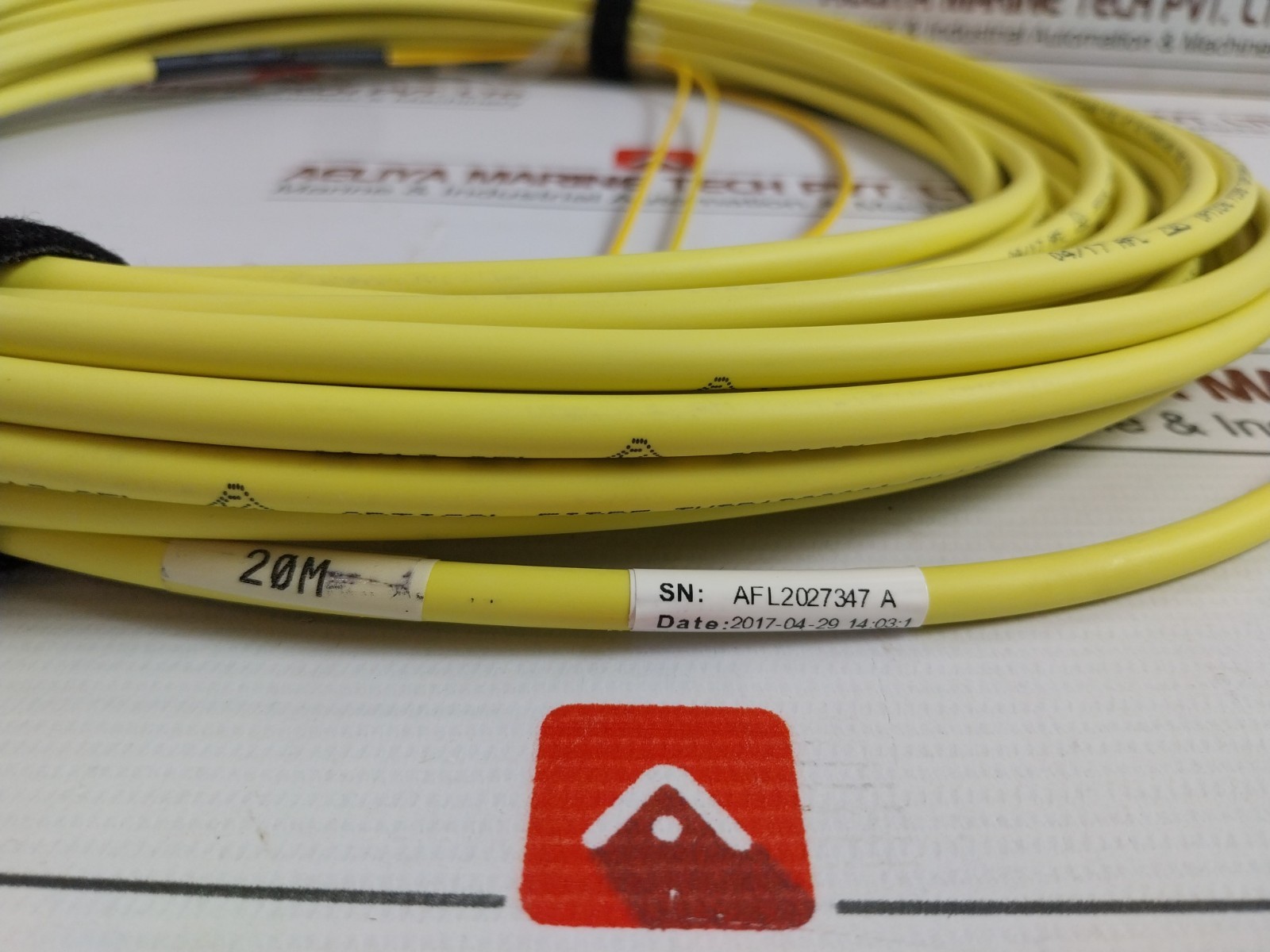 AFL R1LCLC20M-2-2911-Z Duplex Single Mode Fiber Optic Patch Cable 20M