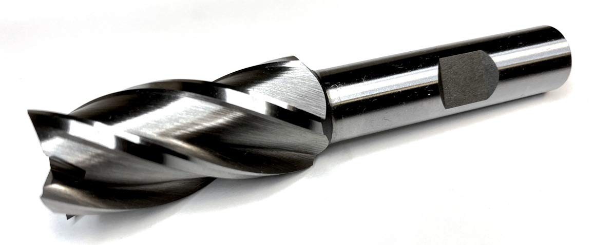 3/4 Inch High Speed Steel End Mill 4 Flute Center Cutting For Milling Operations