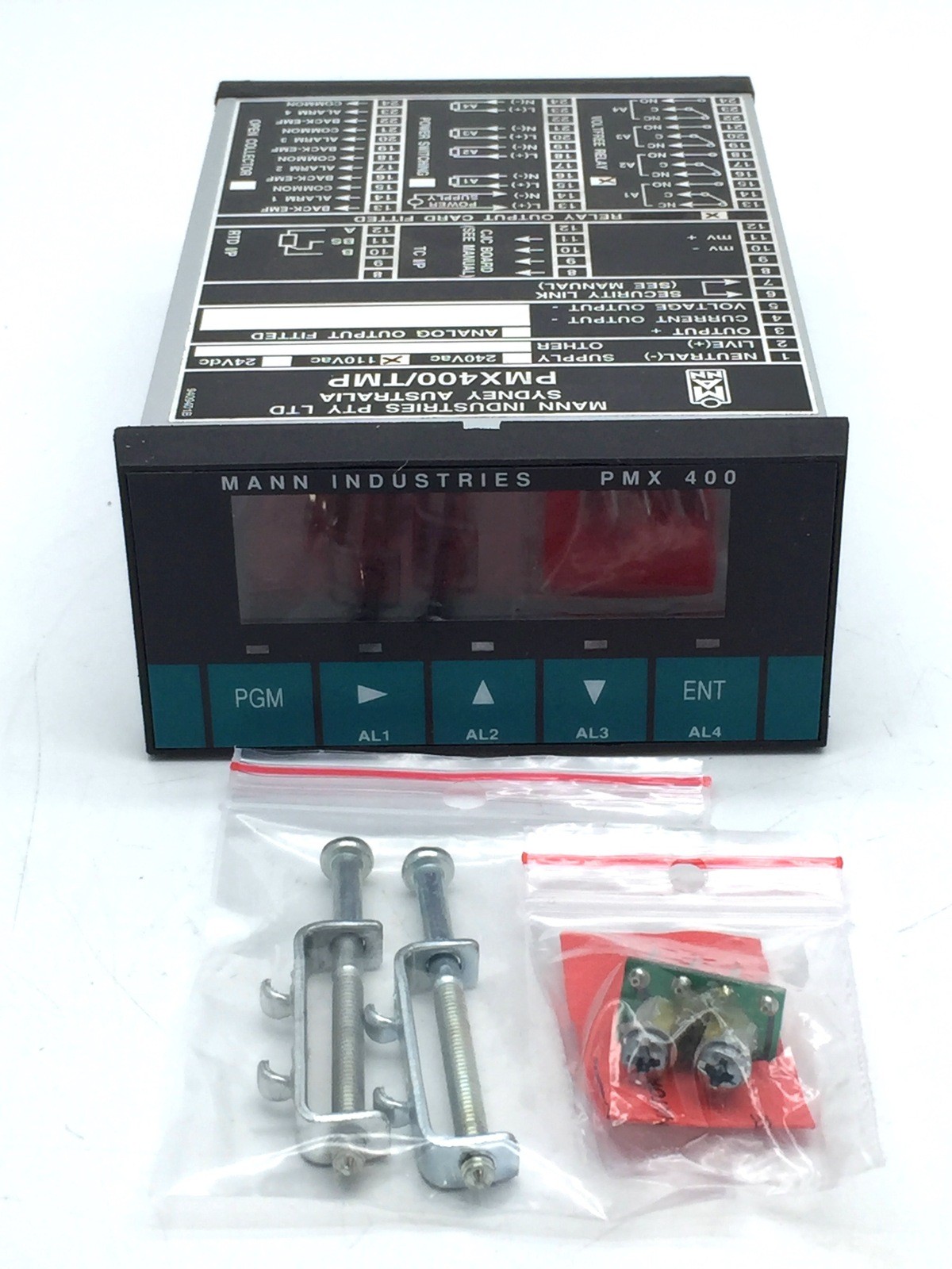 MANN Industries PMX400/TMP Control Temperature Indicator 110VAC PMX Series