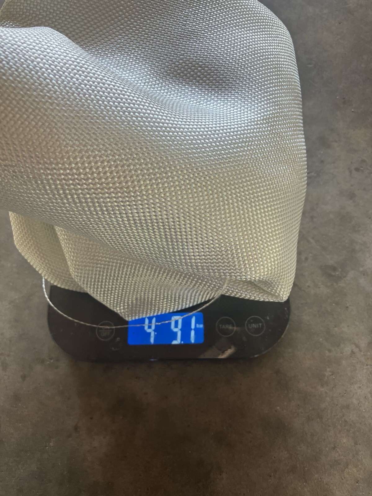 48 Inch Width X 5 Yards Plain Weave 10oz Fiberglass