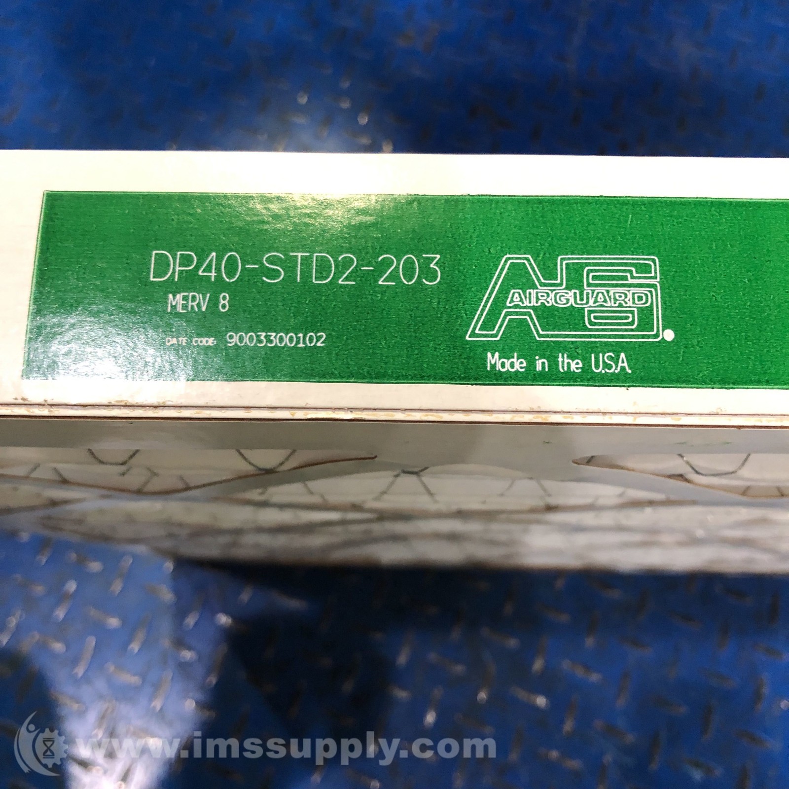 AIRGUARD DP40-STD2-203 MERV 8 Pleated Air Filter Panel 20″x20″x2″ FNIP