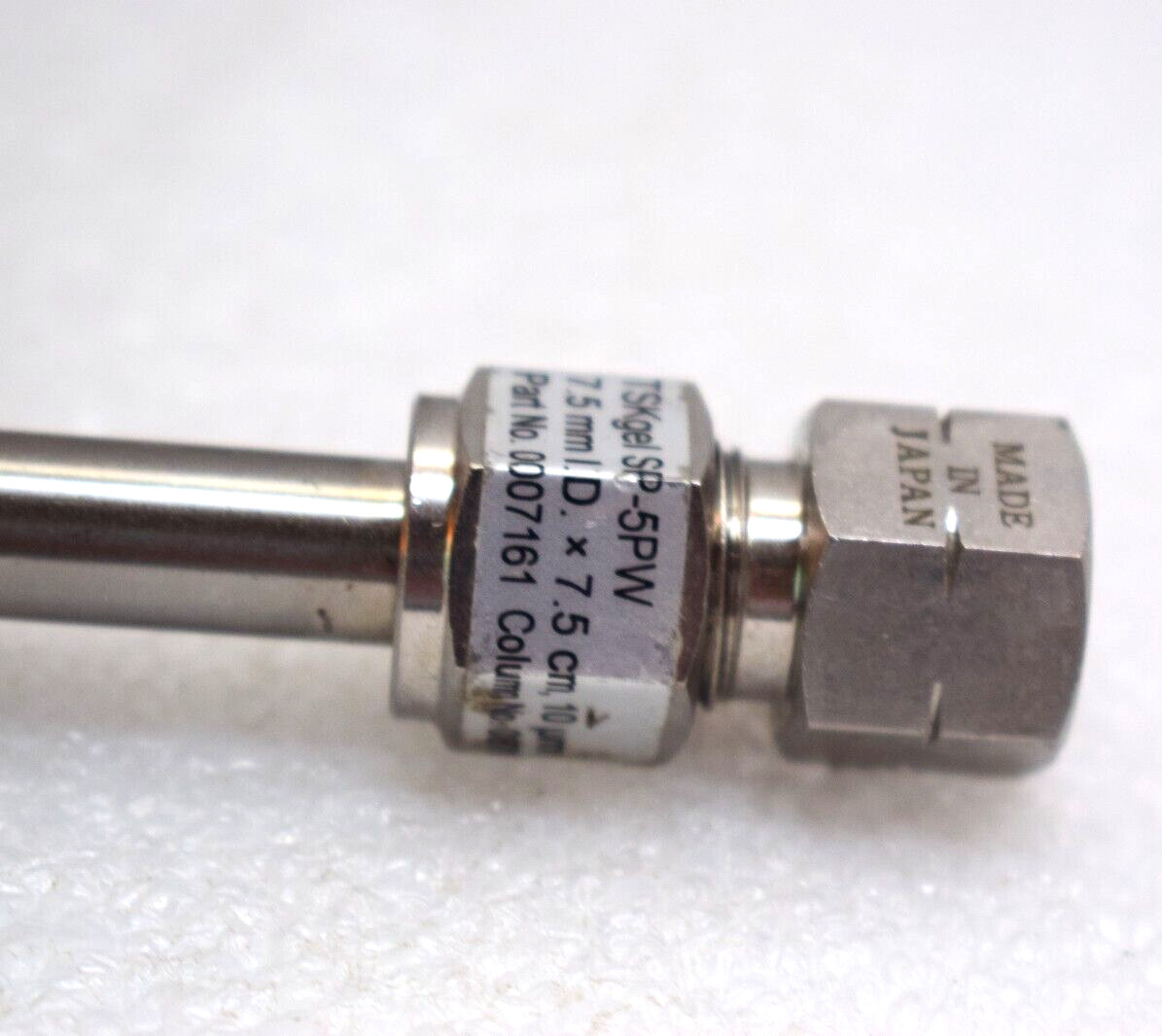 TOSOH TSKgel SP-5PW COLUMN 7.5mm I.D x 7.5CM, 10µm P/N: 0007161