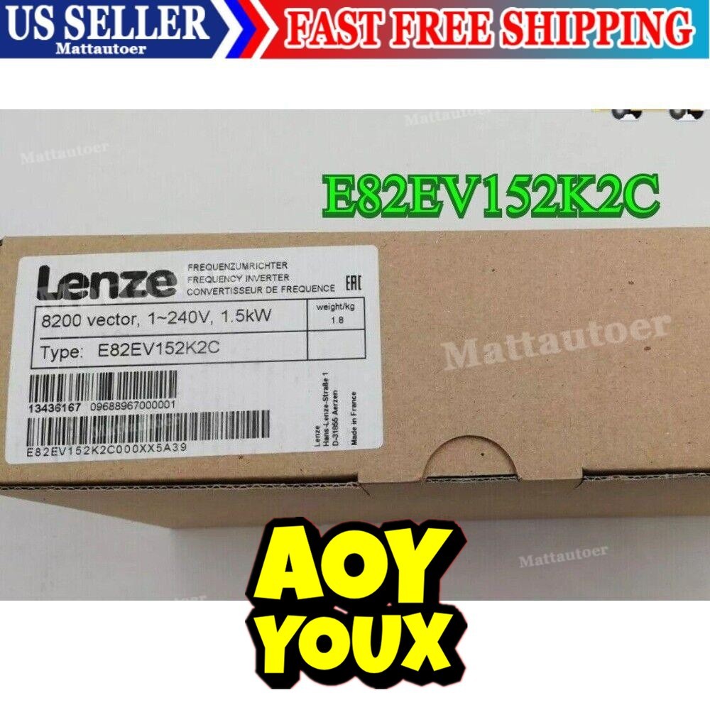 1PC E82EV152K2C NEW LENZE E82EV152K-2C LENZE FREQUENCY INVERTER Fast shipping