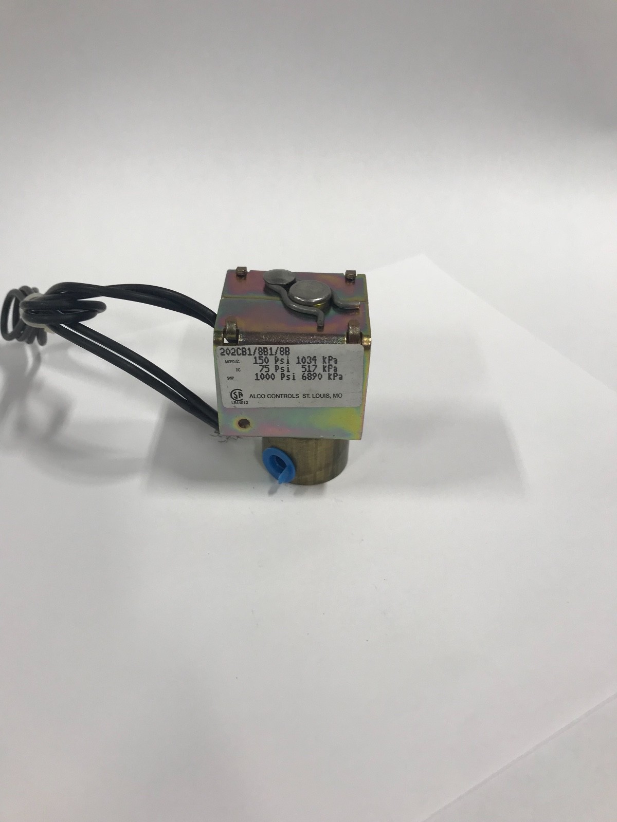 alco solenoid and valve 202cb1 AMF New No Box