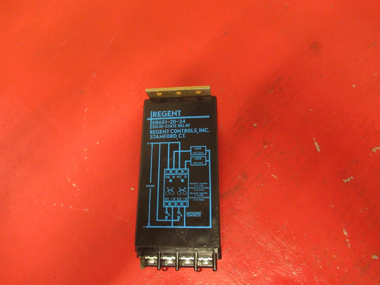 REGENT SOLID STATE RELAY ER651-20-24 ER6512024 USED