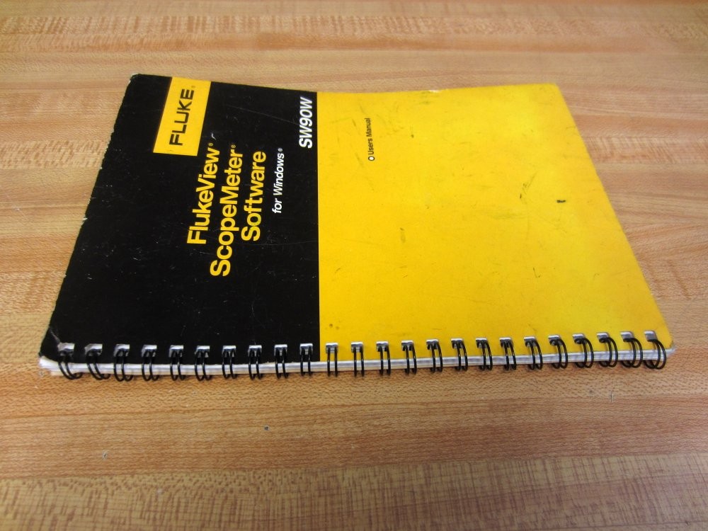 Fluke 4822 872 80226 FlukeView ScopeMeter Software Users Manual