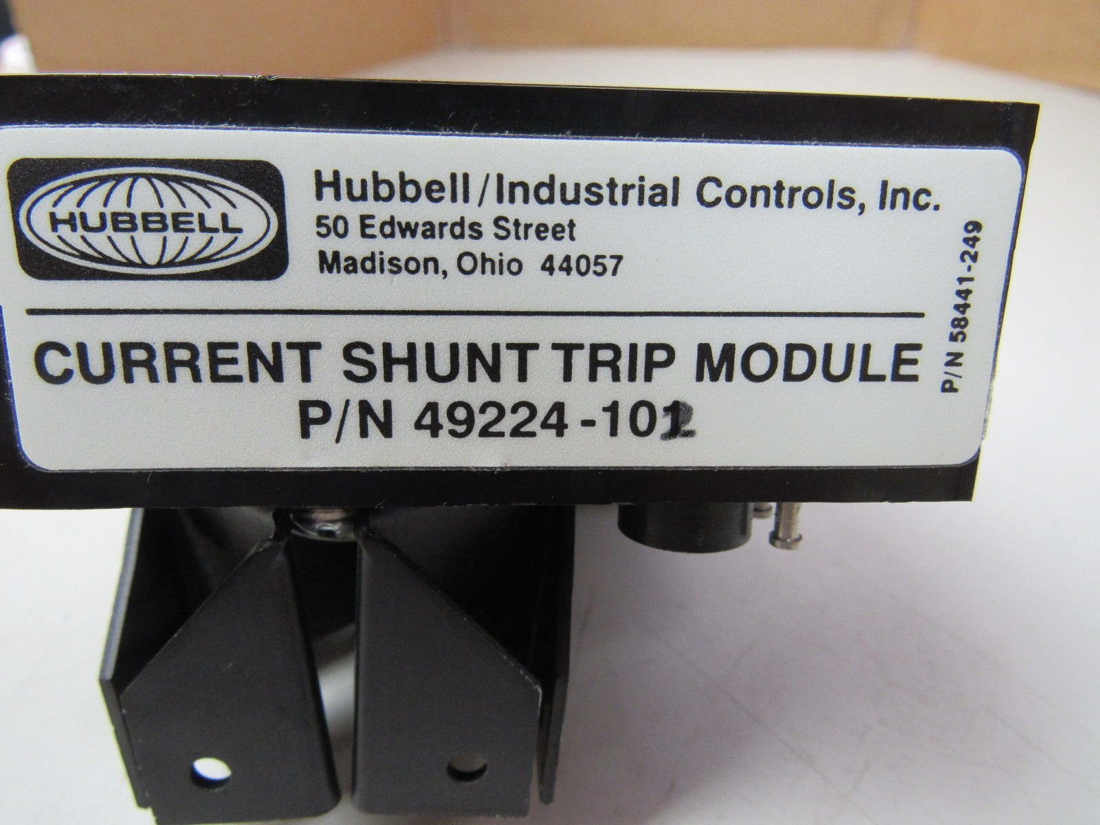 HUBBELL CURRENT SHUNT TRIP MODULE 49224-101 49224-102 49224-201 58441-249