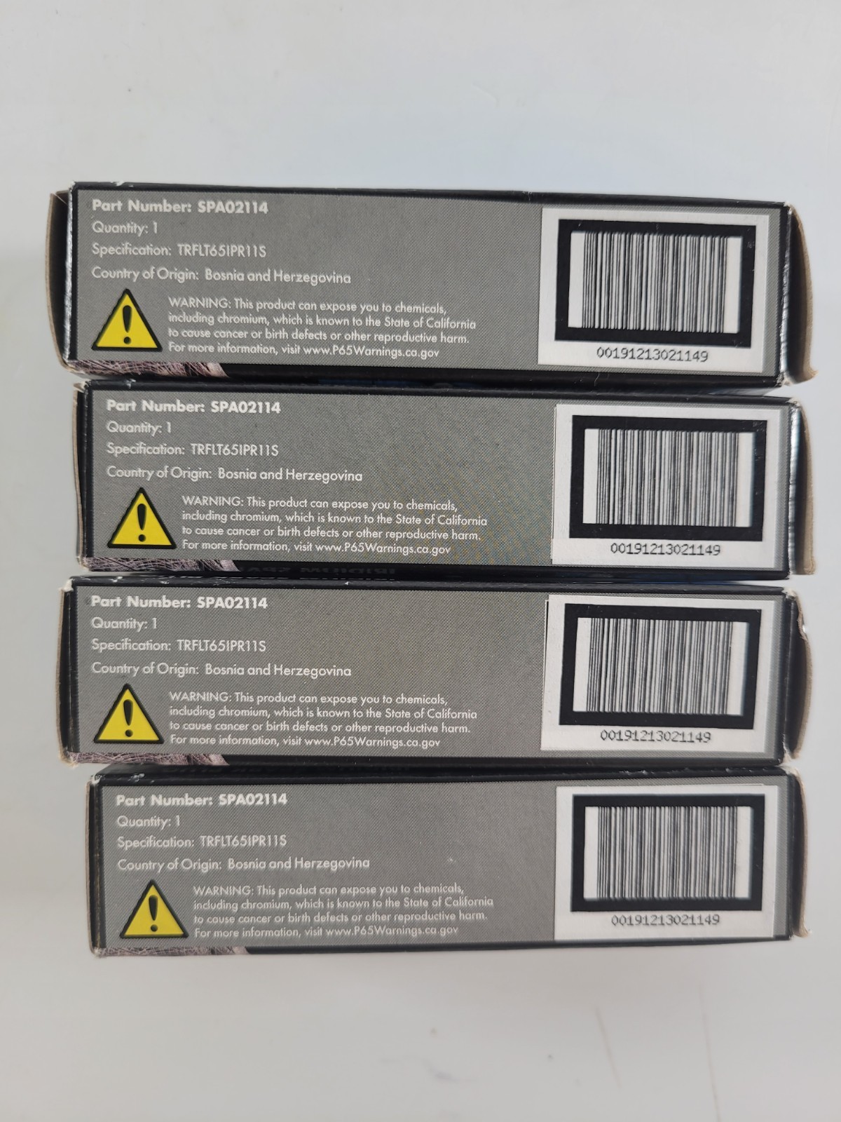 TRQ SPA02114 Iridium Spark Plugs TRFLT65IPR11S Set of 4 Pack