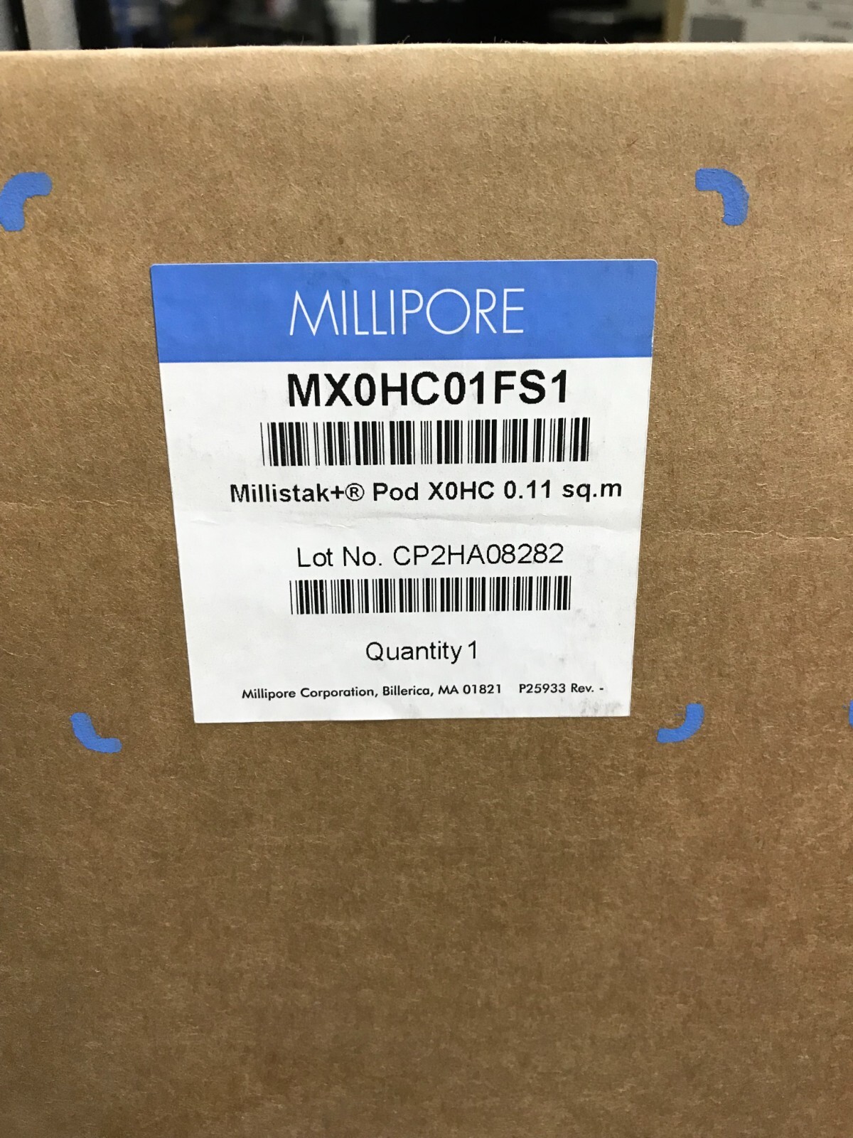 MILLIPORE MX0HC01FS1 Millistak Pod XOHC 0.11sq.m HC Pod Depth Filter