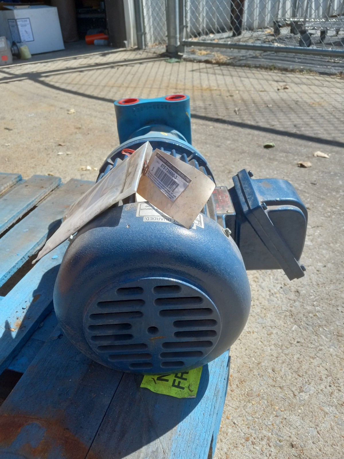 1-1/4” TUTHILL PUMP W/MOTOR 2/1.5HP/KW 3C2F-CC-7 TYPE AEHHXG RPM 1165