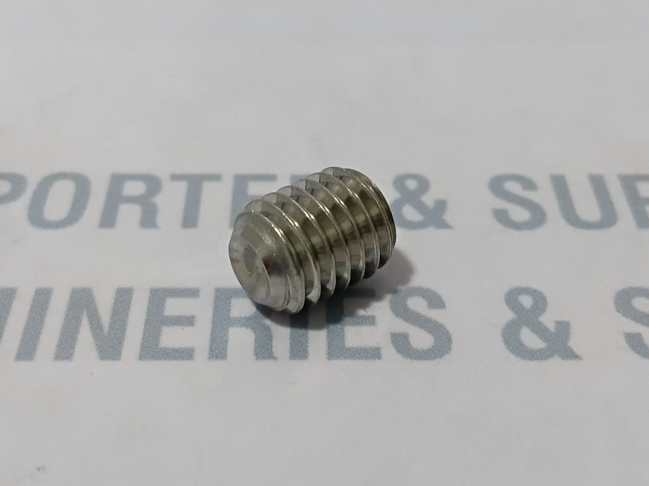 TeamTec 3291 Set Screw M10x12 445.325.01.005 (Lot of 2 pcs)
