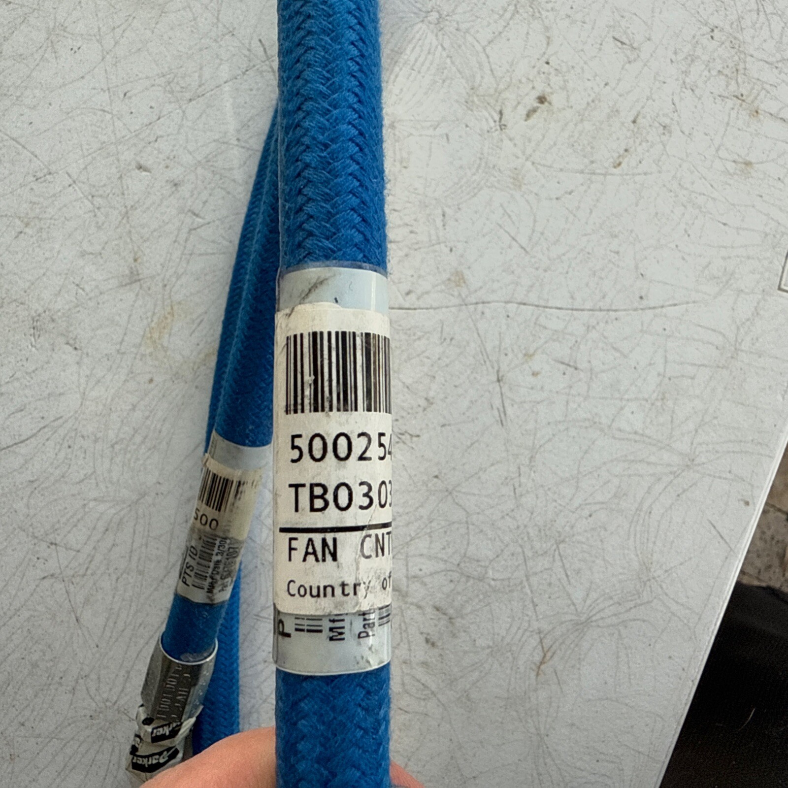 PARKER FAN CONTROL RETURN HOSE DOT 7N457 5002544 TB0303H00078 Approx 27” New