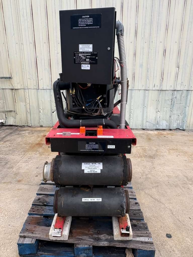 Multistack Water Cooled Chiller Model MS50B11A2W S/N: 11 08 19 w/ SWEP B45X60